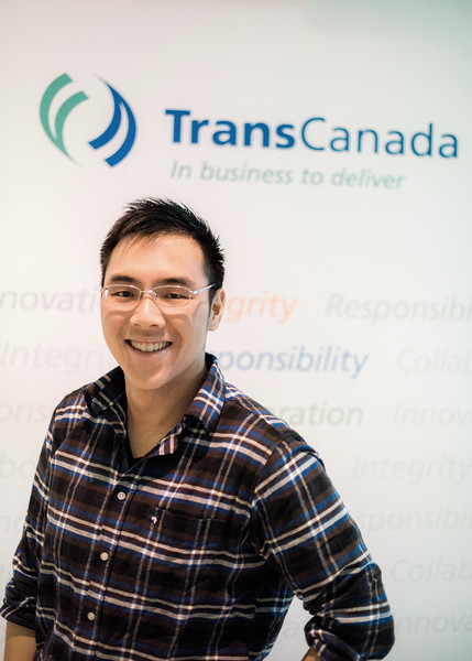Kenny Wei at TransCanada Corp. in Calgary