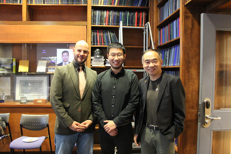 Marko, Yourong and Professor Charles Jia